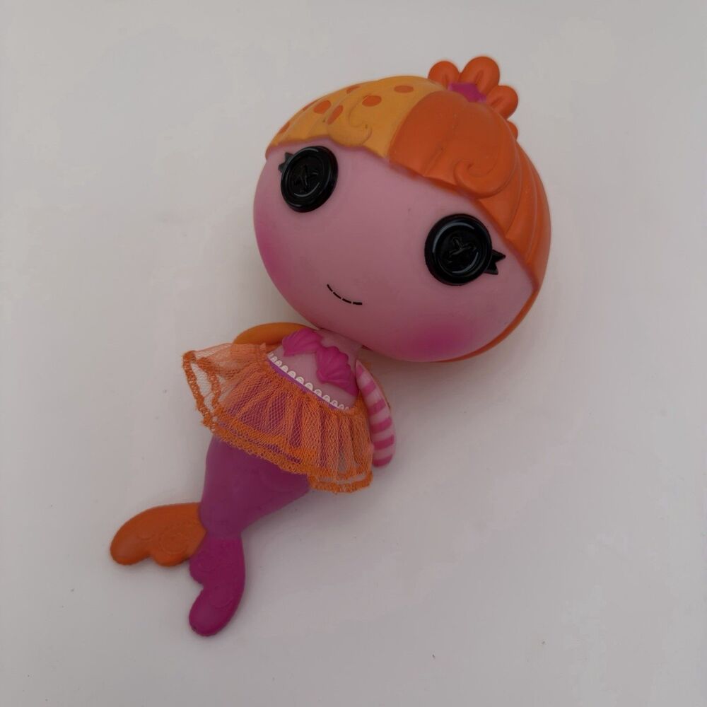 Lalaloopsy Lala Oopsies Littles Mermaid Gilly Doll 2012 With Tutu Pink & Orange
